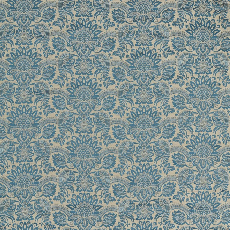 Pomegranate Brocade - wedgwood blue