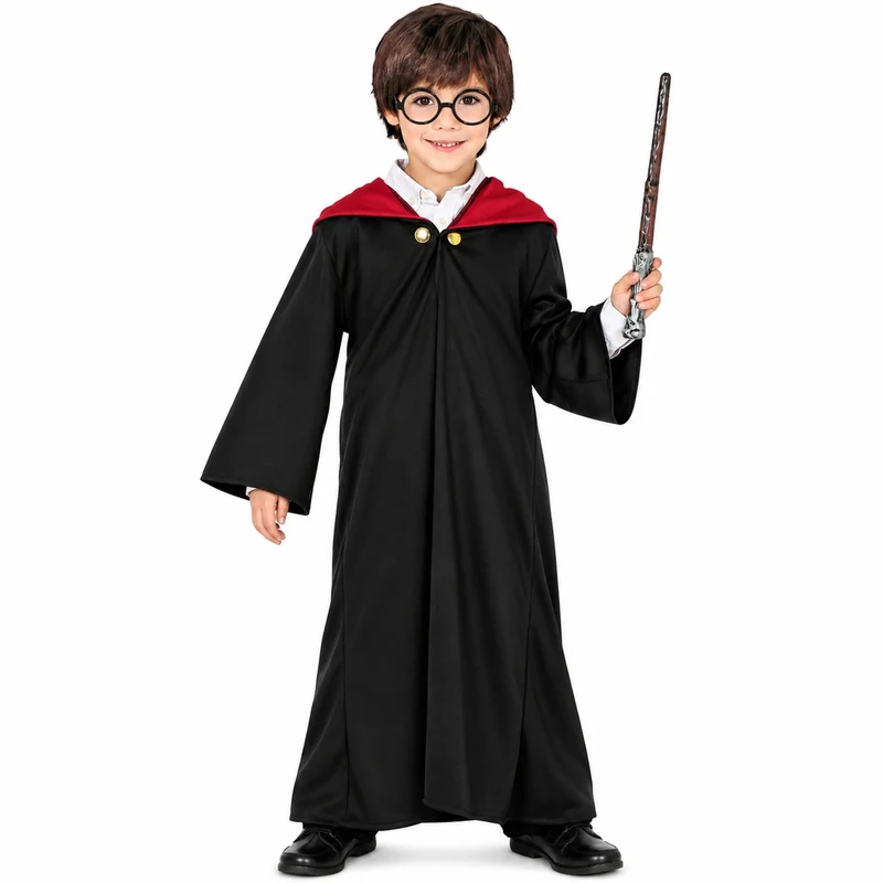 Halloween Kinderkostüm "Schüler der Magie" | Schwarz