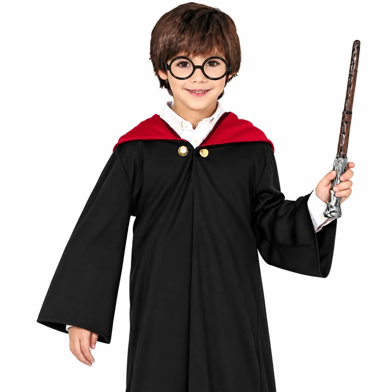 Halloween Kinderkostüm "Schüler der Magie" | Schwarz
