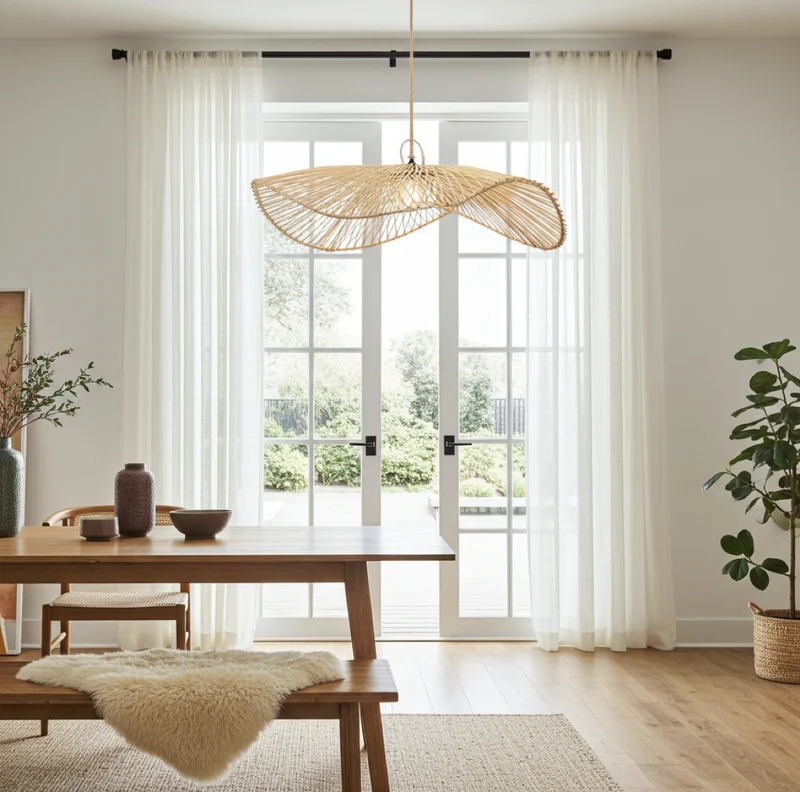 Hängelampe aus Rattan "Mein Bali"