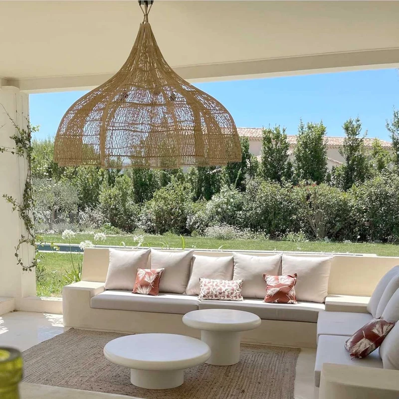 Rattan Lampenschirm XL | 110 cm Beachhouse
