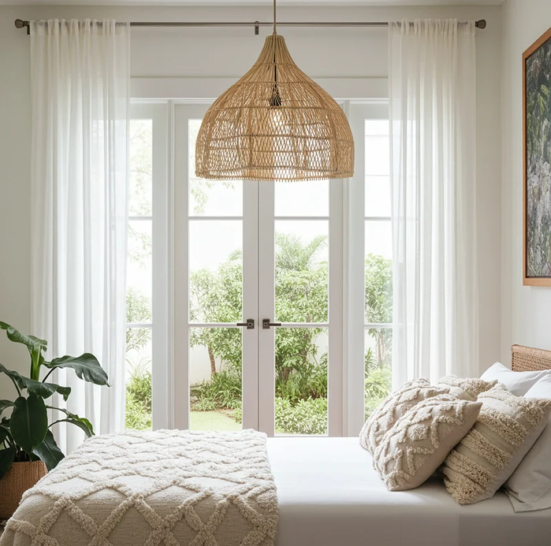Rattan Lampe Beachhouse