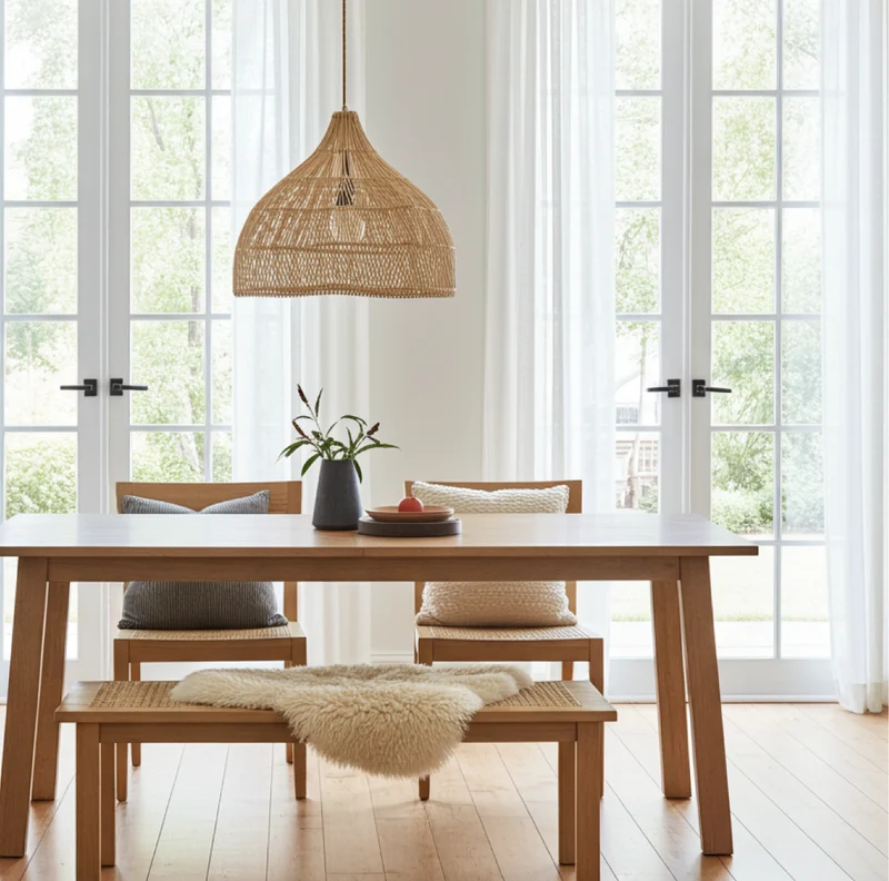 Rattan Lampe Beachhouse