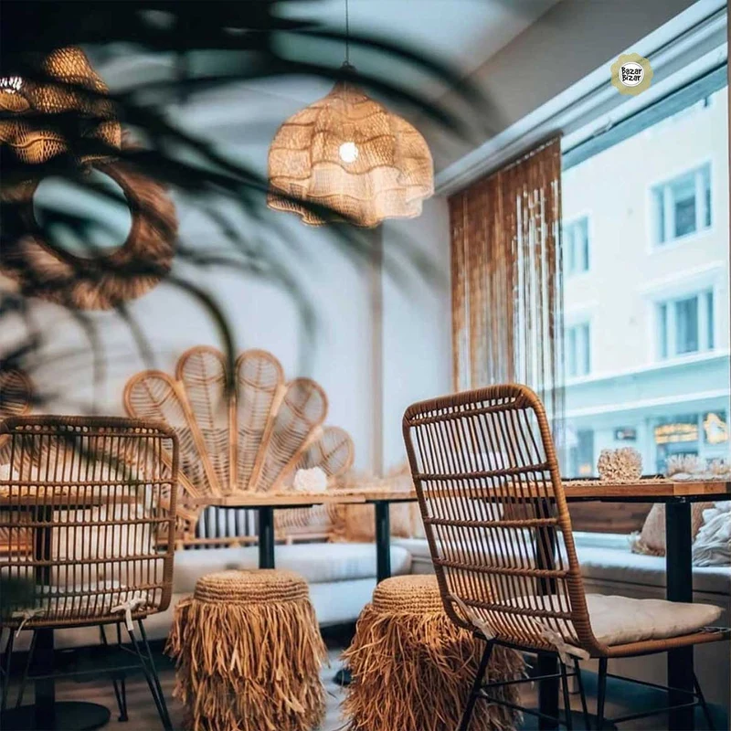 Rattan Lampe Beachhouse