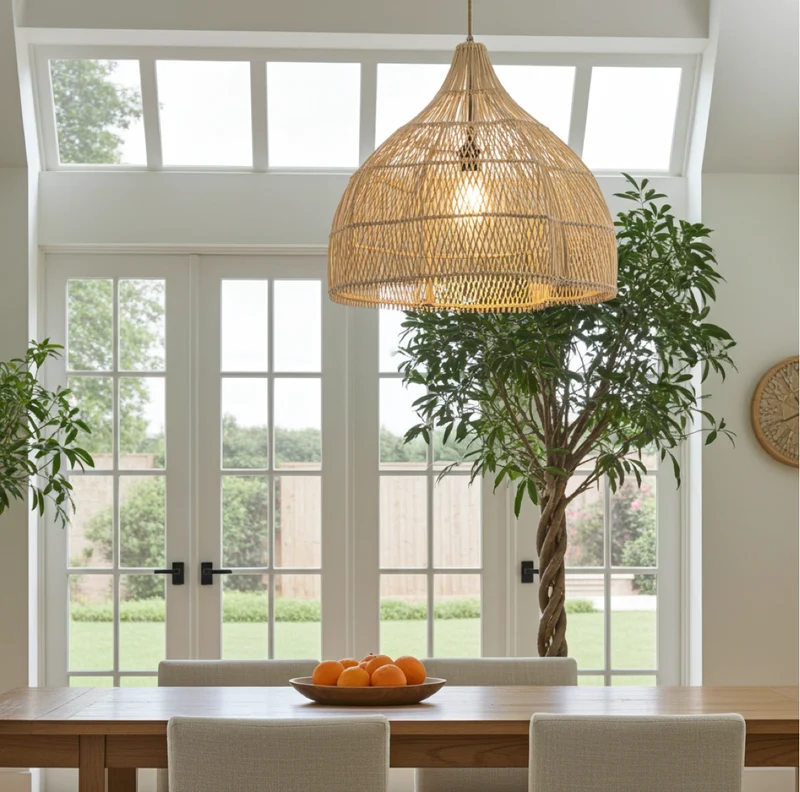 Rattan Lampe Beachhouse