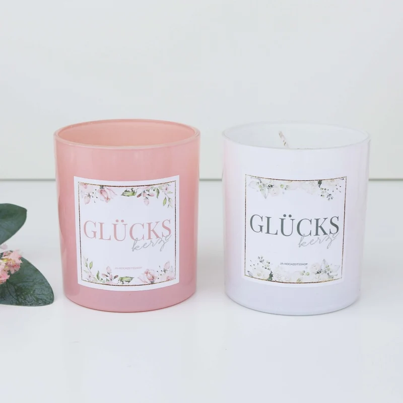 Geschenk Kerze Glückskerze
