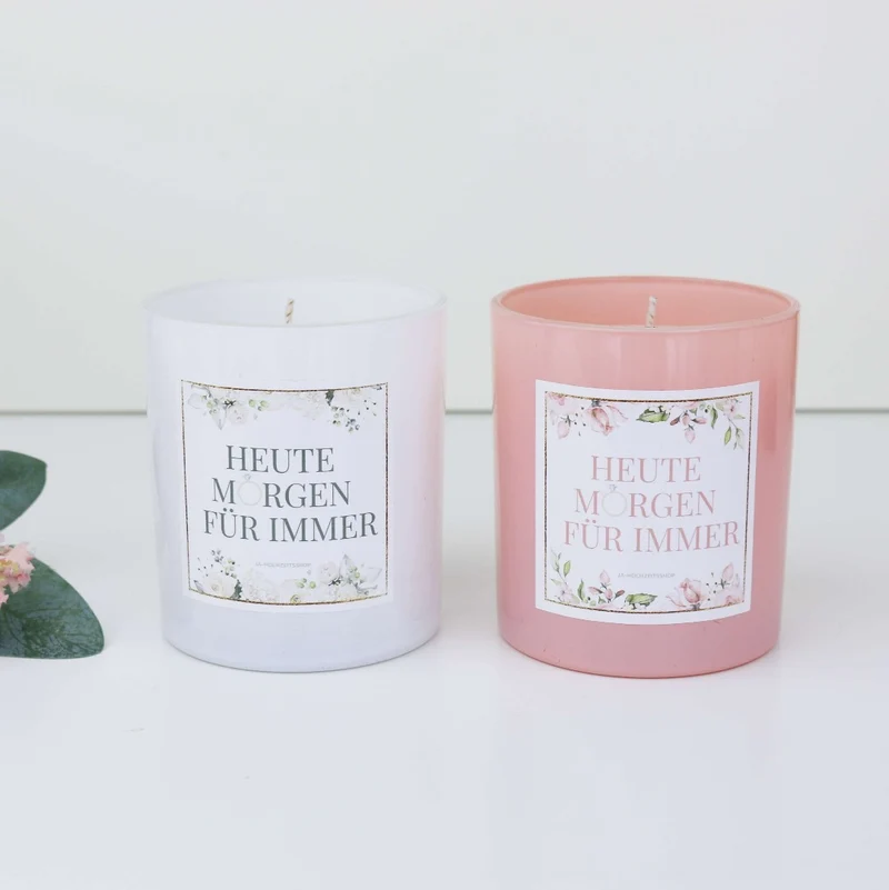 Geschenk Kerze Heute, Morgen, Für Immer