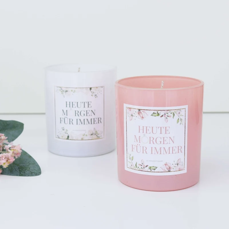 Geschenk Kerze Heute, Morgen, Für Immer