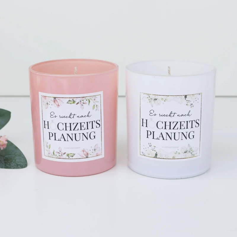 Geschenk Kerze Hochzeitsplanung