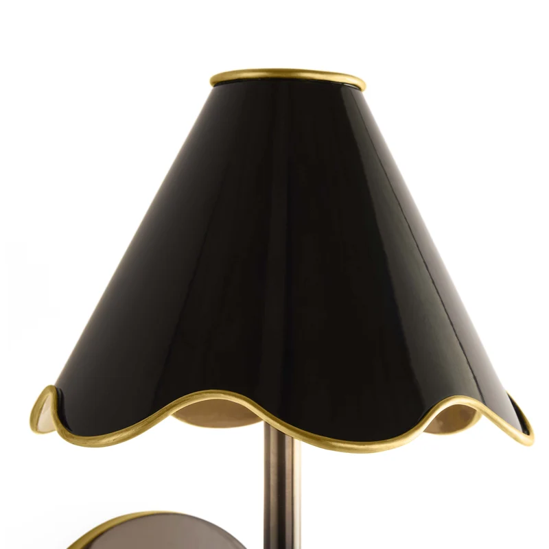 LED-Wandleuchte RIPPLE schwarz
