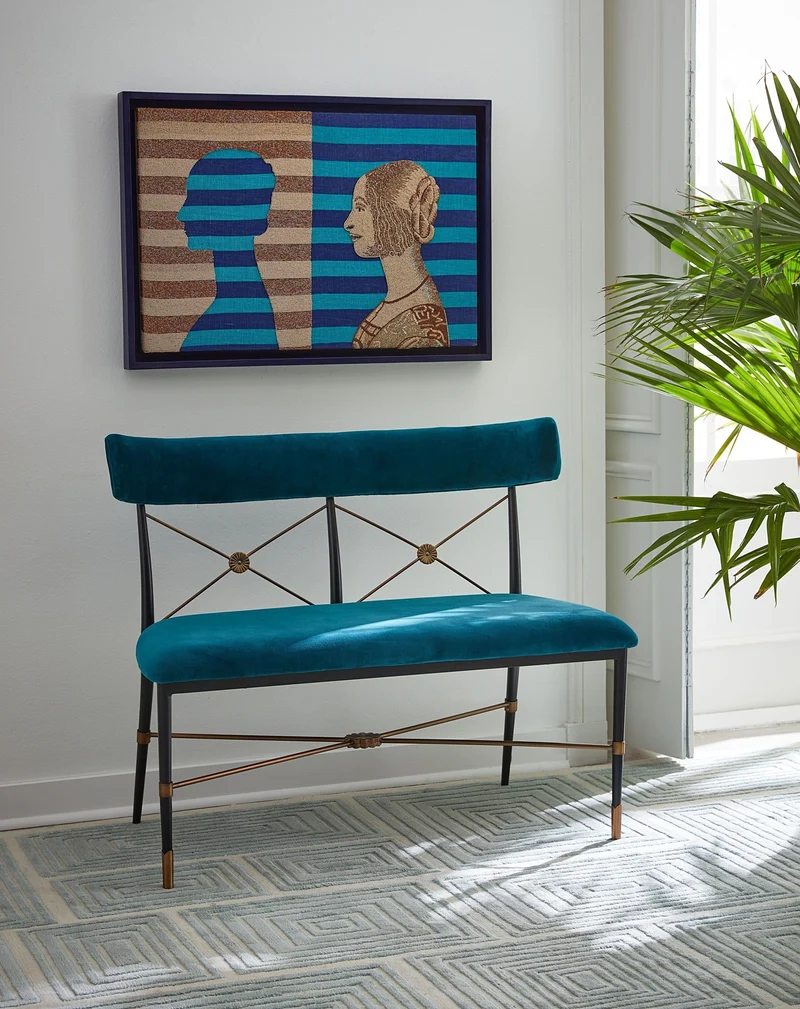 Design Sitzbank RIDER blau