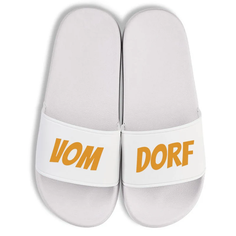 Vom Dorf Badelatschen