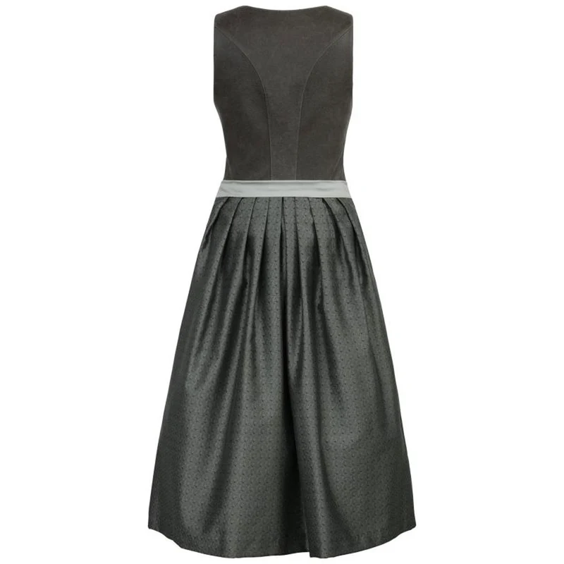 MarJo Dirndl Petershausen Artischocke Jadegrün Lederoptik-Mieder 70 cm