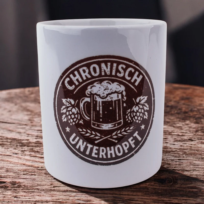 Tasse "Unterhopft"