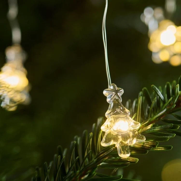 Ib Laursen Lichterkette mit Weihnachtsbäumen