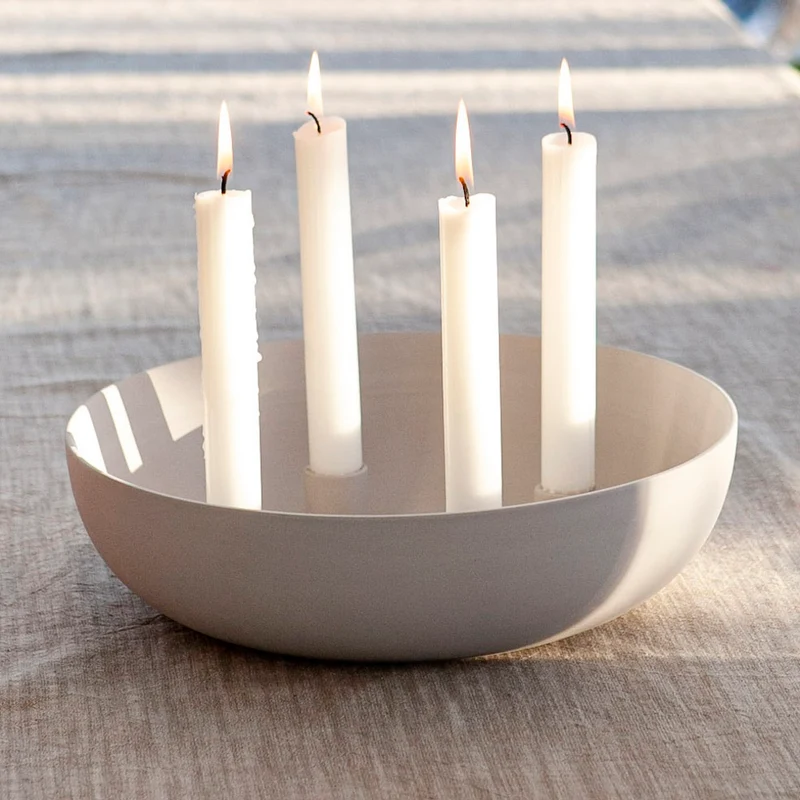 Storefactory GRANHOLMEN Kerzenhalter light grey XXL