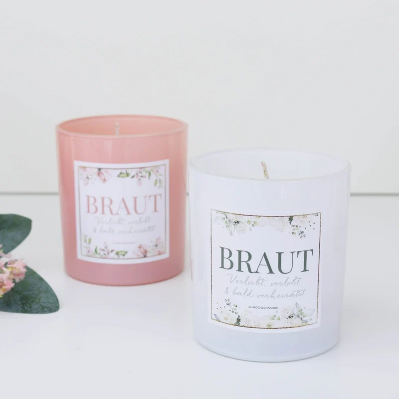 Geschenk Kerze Braut