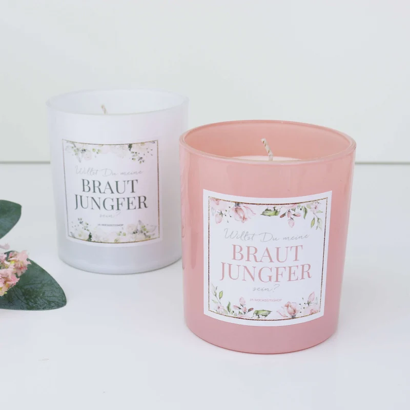Geschenk Kerze Brautjungfer