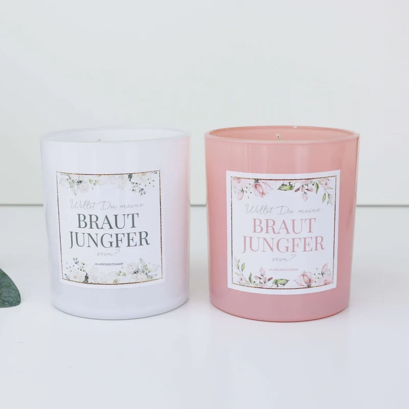 Geschenk Kerze Brautjungfer