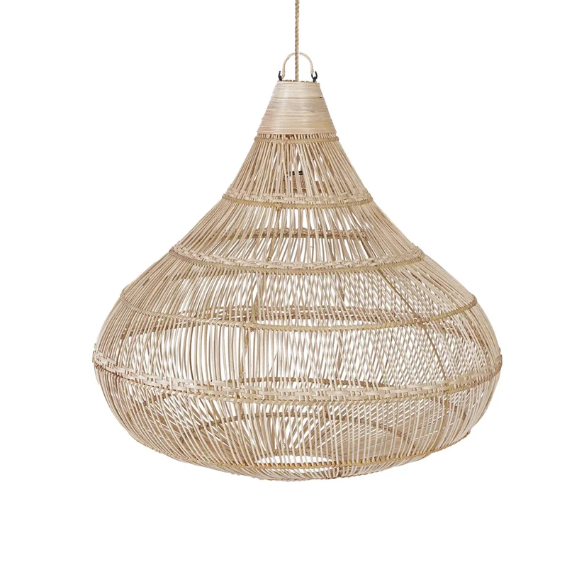 Rattan Lampenschirm Drop