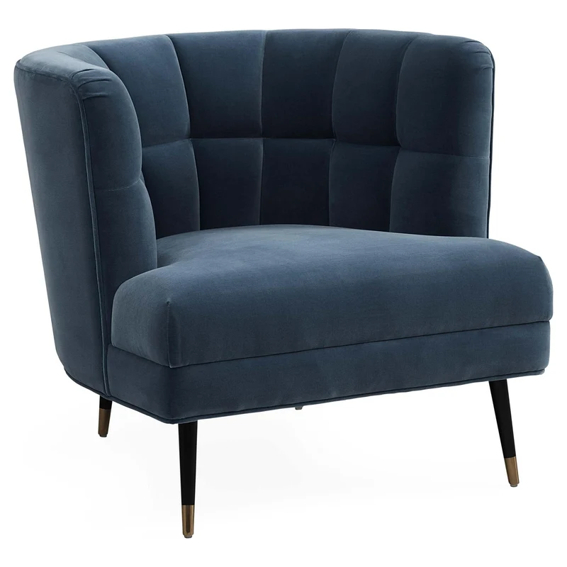 Loungesessel DRAPER blau