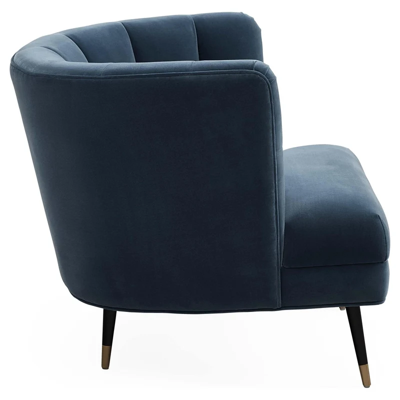 Loungesessel DRAPER blau