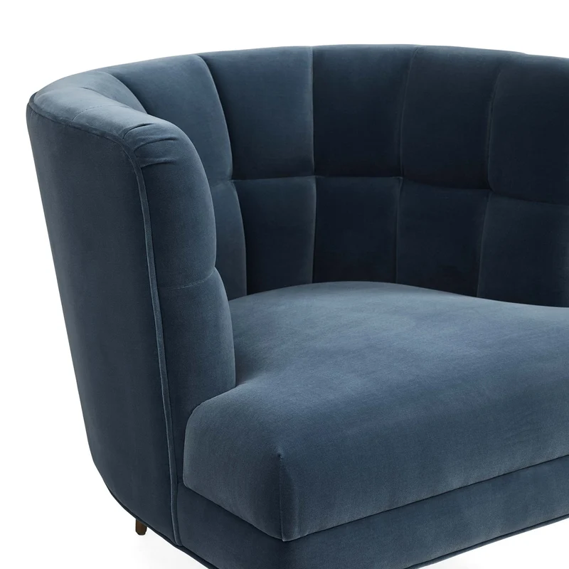 Loungesessel DRAPER blau