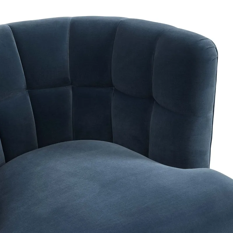 Loungesessel DRAPER blau
