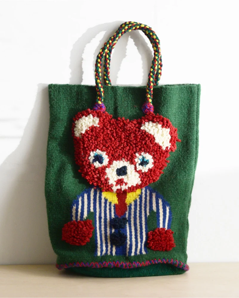 Ourson – Cabas Tasche mit Bärenmotiv