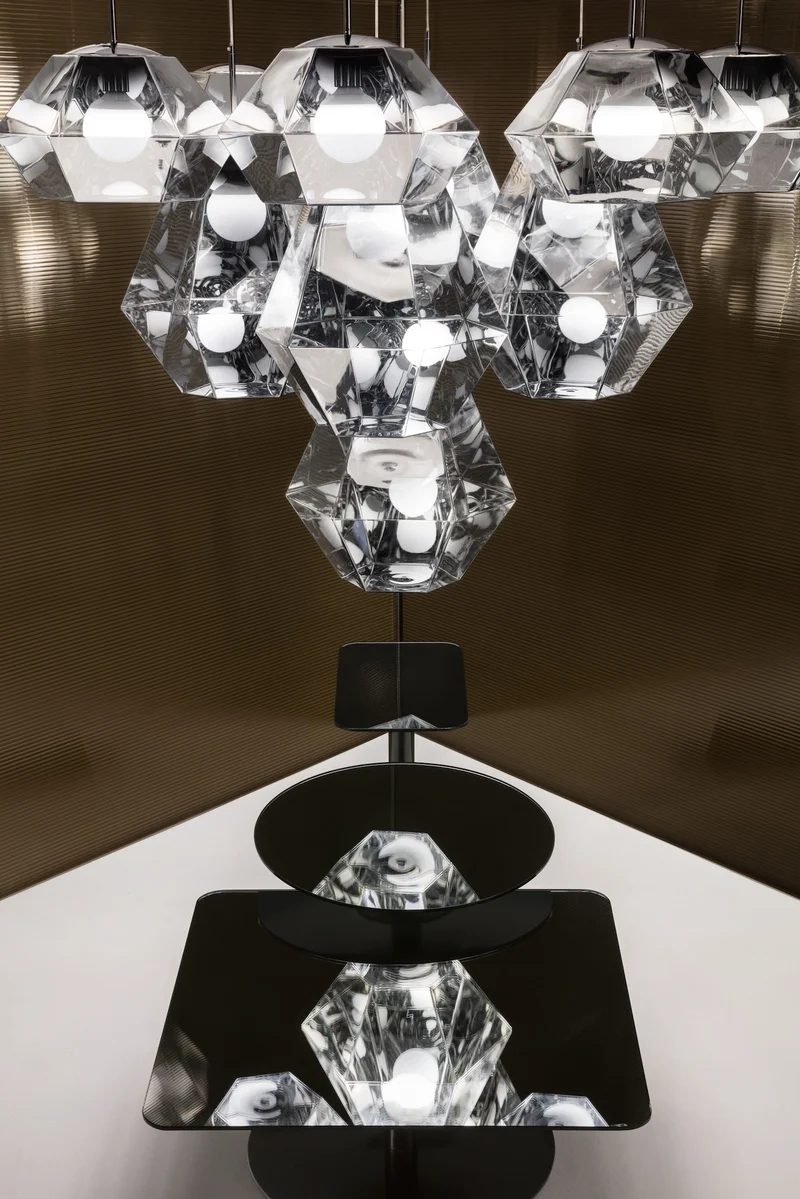 Tom Dixon Flash Rectangle Table – Design Beistelltisch in Schwarz