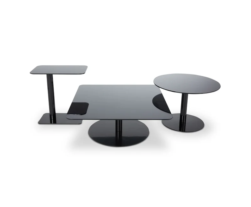 Tom Dixon Flash Rectangle Table – Design Beistelltisch in Schwarz