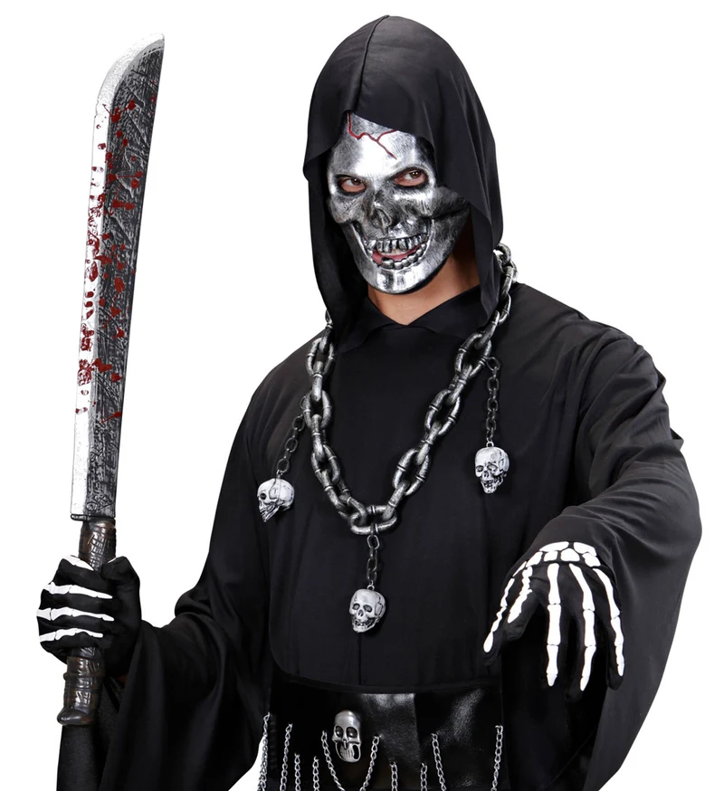 Blutverschmierte Machete - 75 cm | Blutig - Halloween Mörder Waffe
