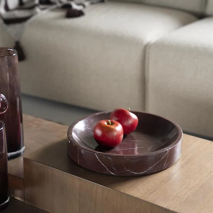 Bowl Rosso aus Marmor - By-Boo