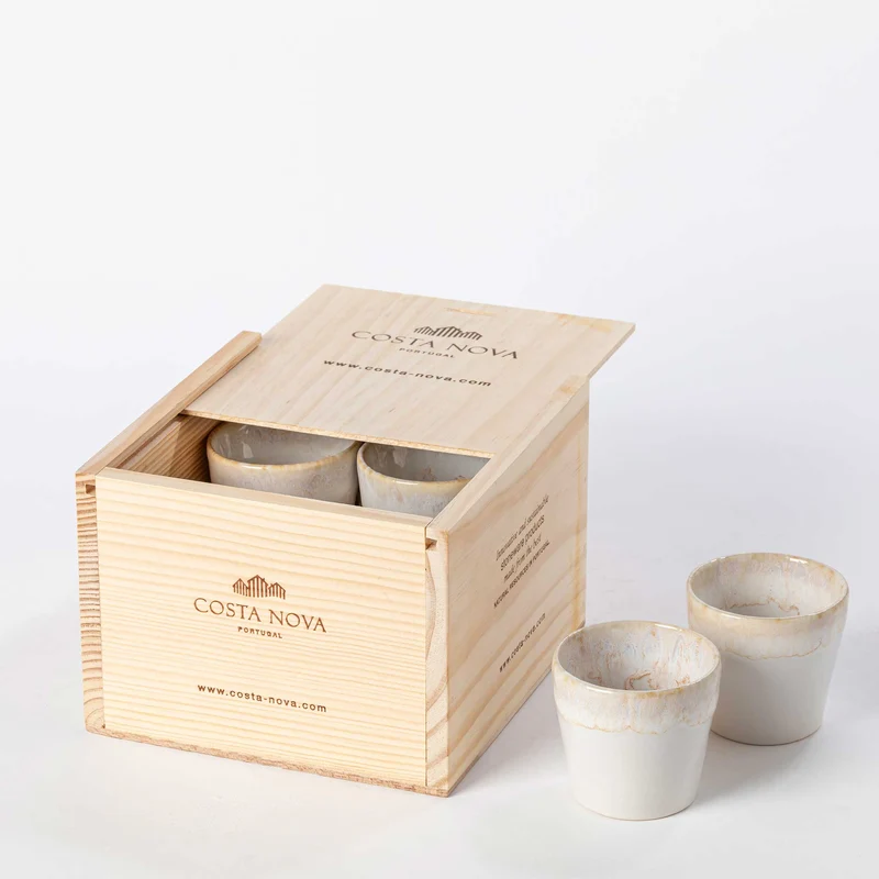 Espresso Tasse Weiss 8-er Set