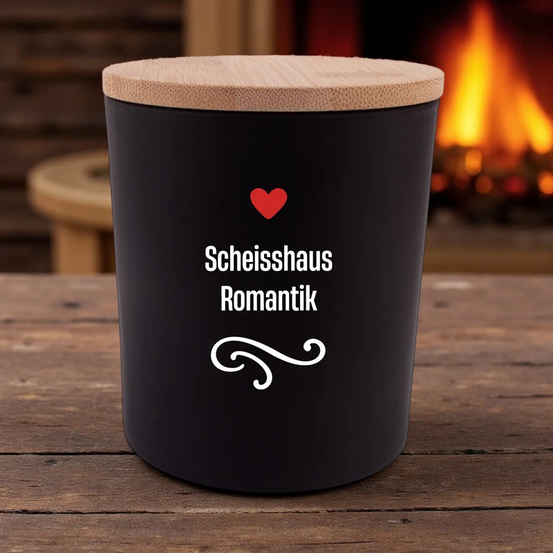 Duftkerze "Scheisshaus Romantik"