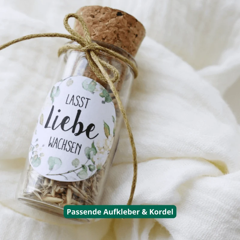 Gastgeschenk Set Blumensamen (für 48 Gäste)