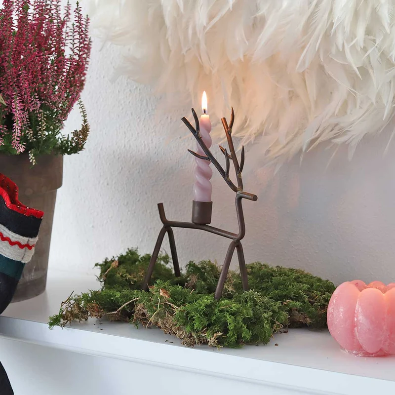 Kerzenständer Rentier Hirsch