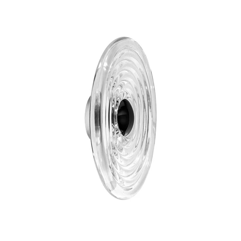 Press Large Surface Light – Clear Pressed Glass