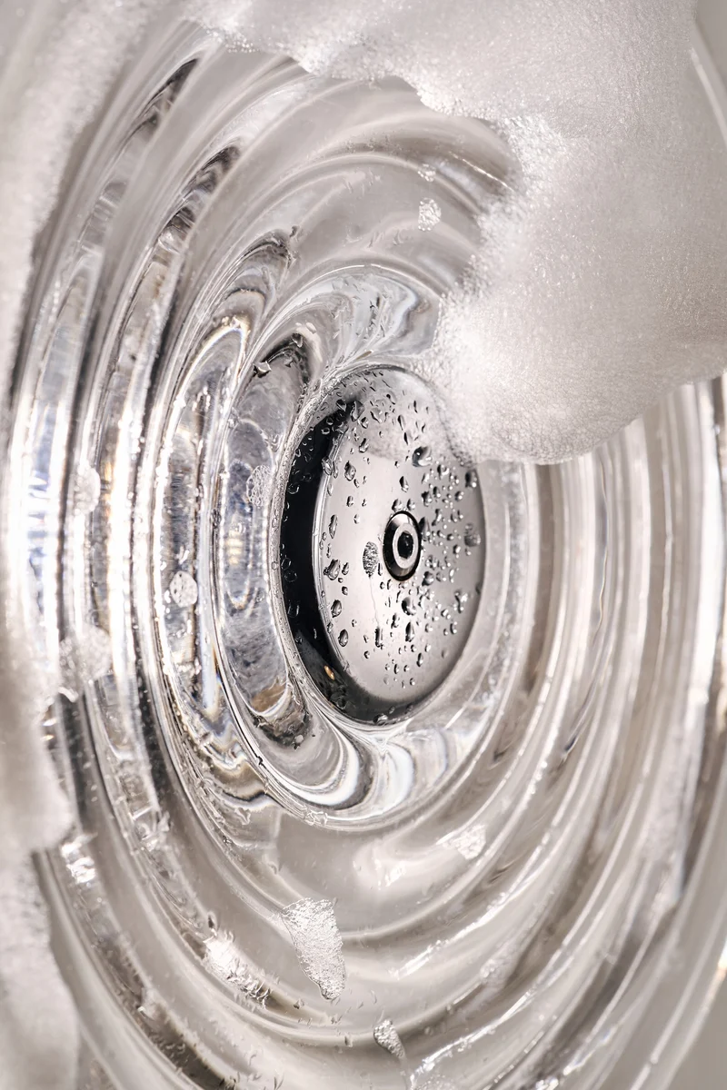 Press Large Surface Light – Clear Pressed Glass