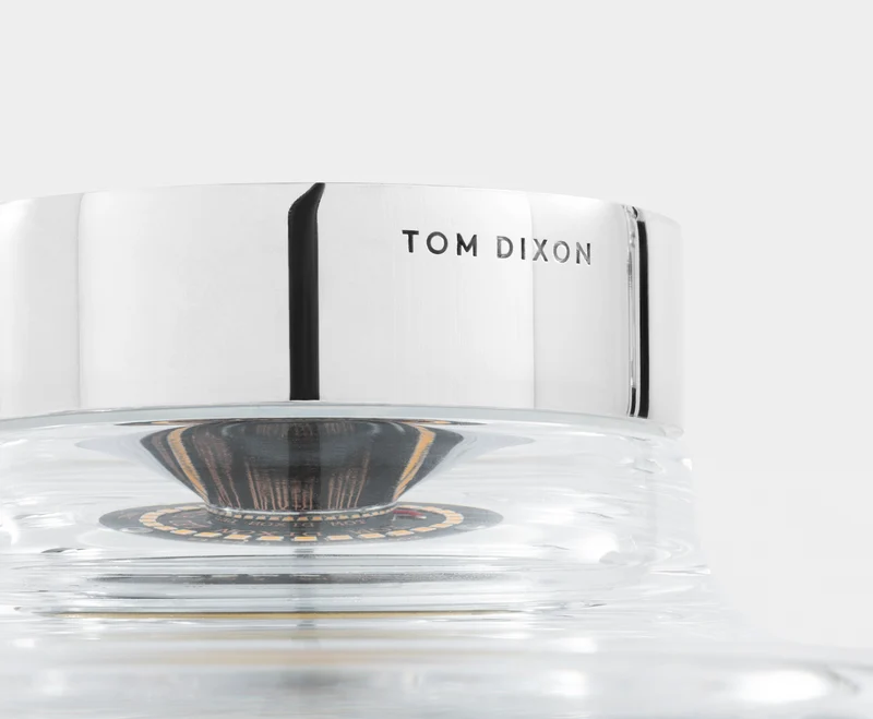 Press Large Surface Light – Clear Pressed Glass