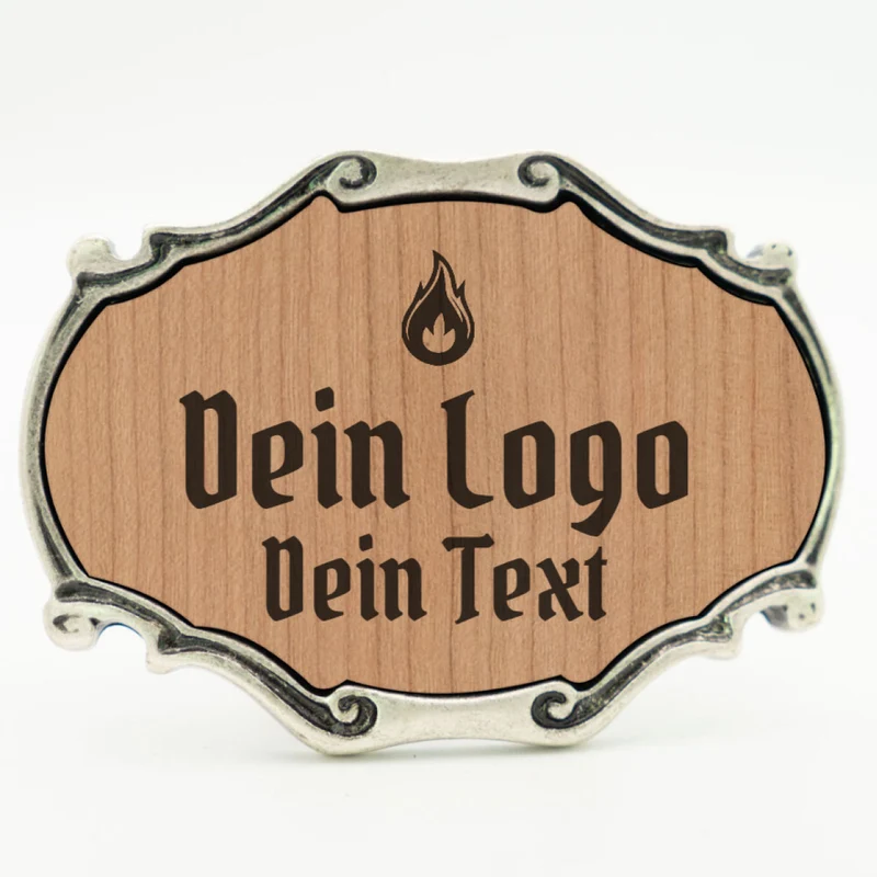 Trachten Gürtelschnalle mit eigenem Logo ab 1 Stk.