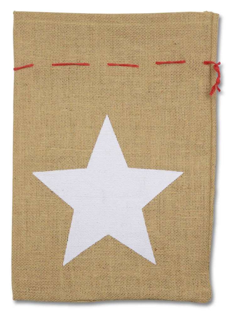 Nikolaussack Jutesack 25 x 35 cm | Motiv Geschenkesack Weihnachten Advent