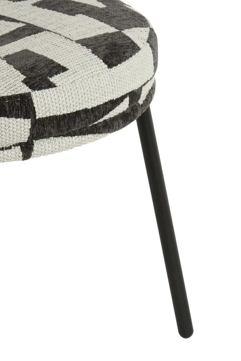 Esszimmerstuhl HARVIE creme-schwarz