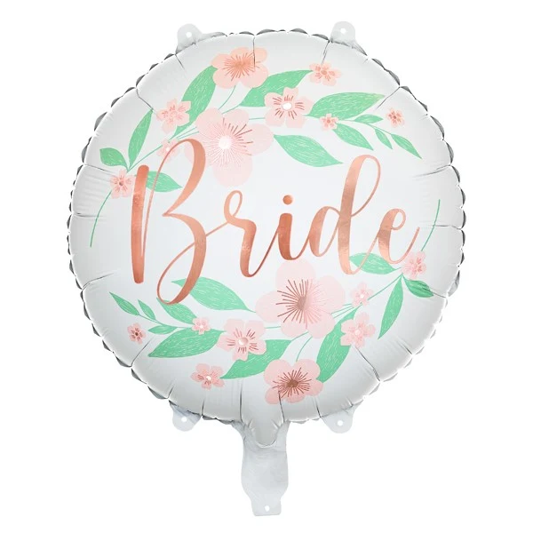 Folienballon Bride Blumen
