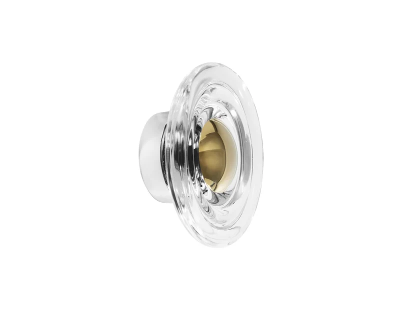 Press Mini Surface Light – Clear Pressed Glass