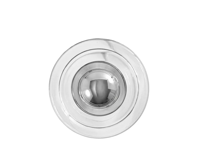 Press Mini Surface Light – Clear Pressed Glass