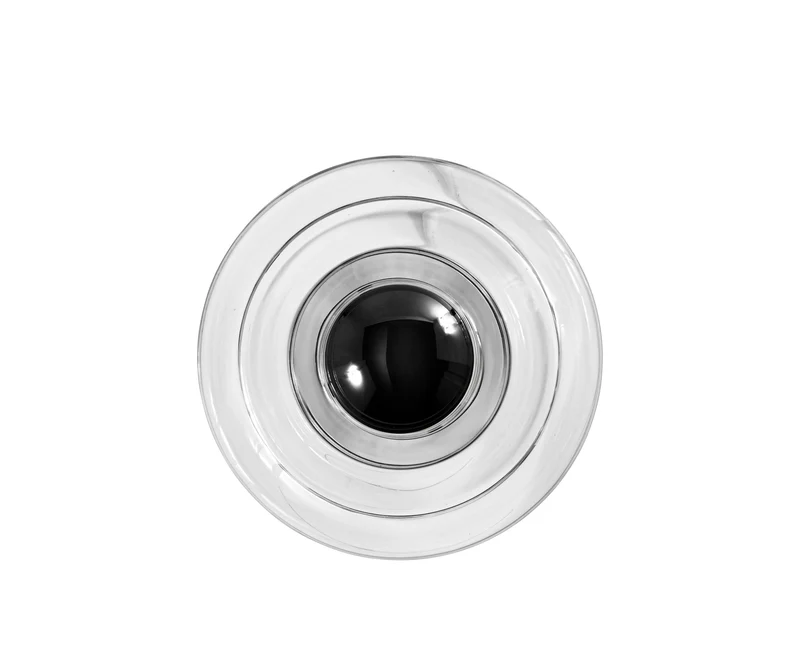 Press Mini Surface Light – Clear Pressed Glass