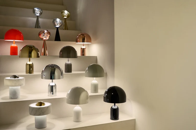 Stone Portable gold Table Lamp – Tragbare Marmor Tischleuchte