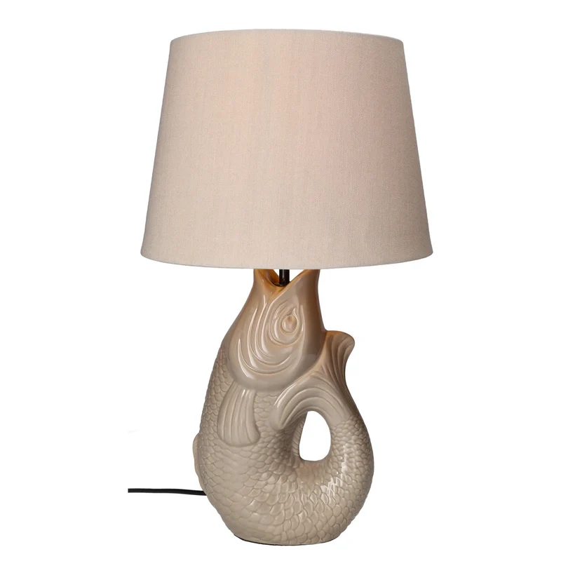 Tischleuchte Monsieur Carafon Fisch S – Sandstone