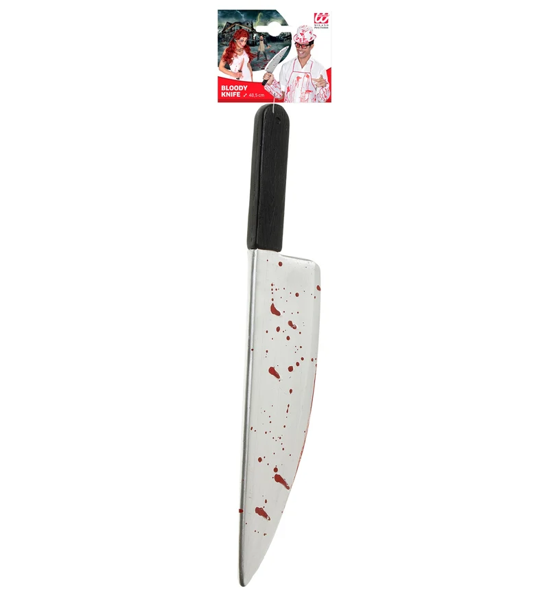 Blutiges Messer Halloween Mörder Waffe | 48 cm